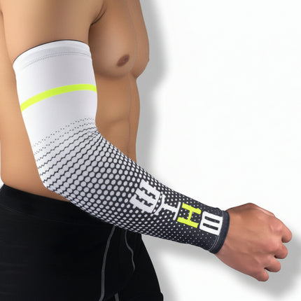1 par de mangas protectoras para brazos para ciclismo, running y bicicleta con protección UV.