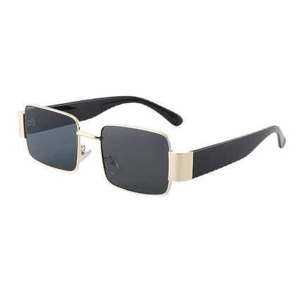 Gafas de sol cuadradas con montura metálica y protección UV
