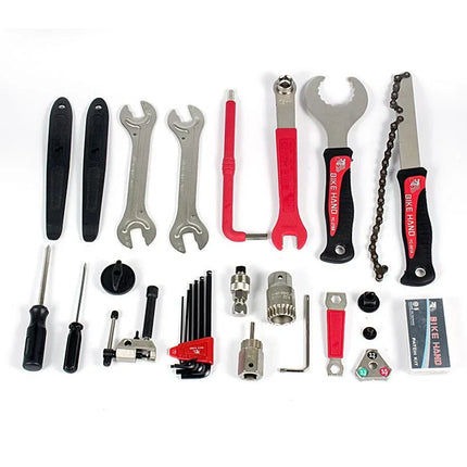 BIKEHAND 18 In 1 Multifunctional Bicycle Tools Kit Portable Bike Repair Tool Box Set Hex Key Wrench Remover Crank Puller - tugranalmacen.com