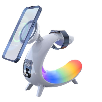 Cargador inalámbrico HexagonalOne Y18 en color blanco