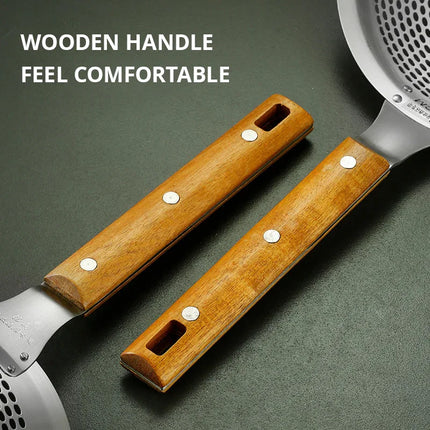Colador de aceite grande de acero inoxidable - tugranalmacen.com