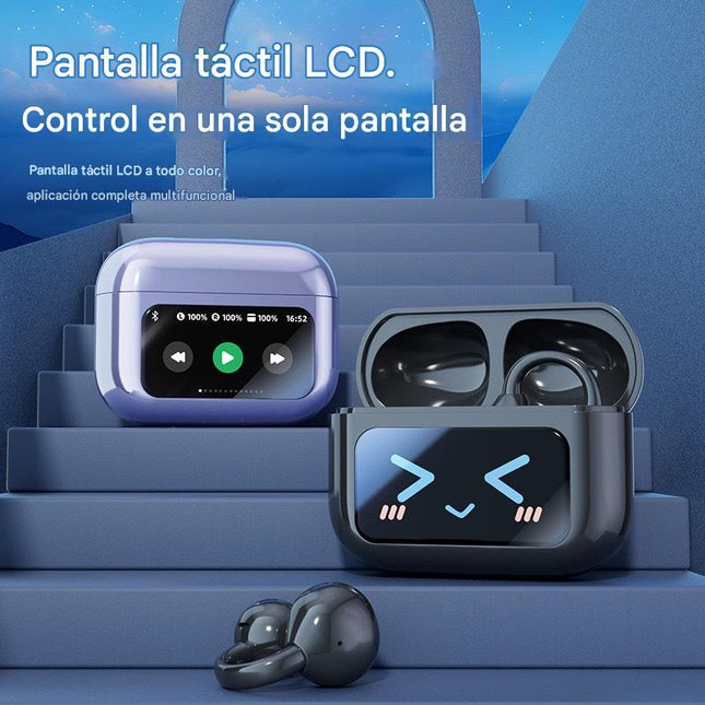 Auriculares Deportivos Bluetooth 5.4 Resistentes al Agua-Clip Abierto