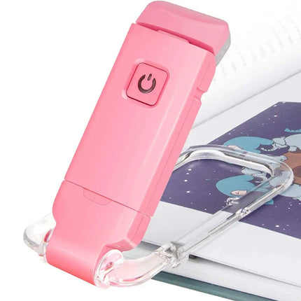 Mini luz de lectura portátil con clip plegable y protección ocular USB - tugranalmacen.com