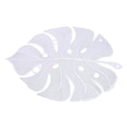 Tapete de comedor minimalista estampado y ahuecado en forma de hoja - tugranalmacen.com
