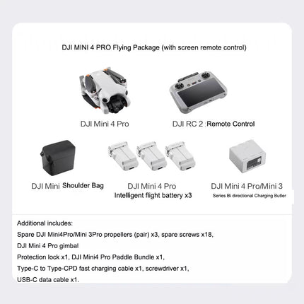 Drone DJI Mini 4 Pro: cámara 48 MP y vuelo extendido