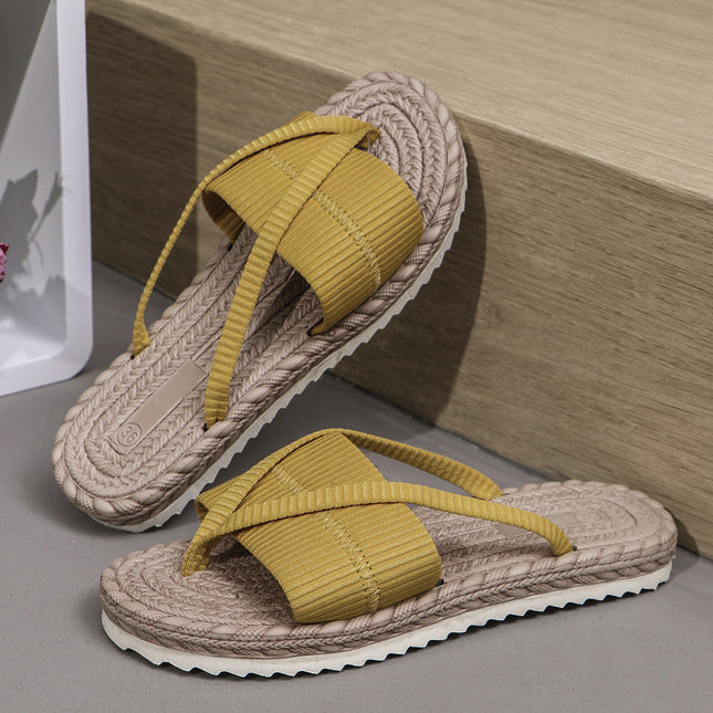 Sandalias de dedo para mujer, perfectas para la playa y el verano