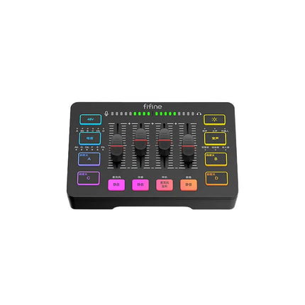 Equipo de transmisión en vivo de juegos Fifine SC3, conjunto completo, tarjeta de sonido externa USB, micrófono, karaoke de escritorio - tugranalmacen.com