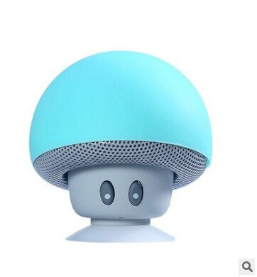 altavoz bluetooth hongo azul