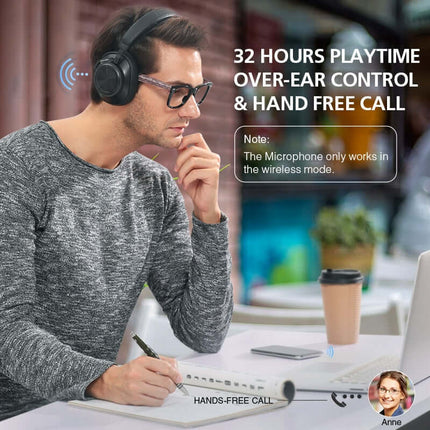 Auriculares Bluetooth Bluedio T6S con cancelación de ruido activa