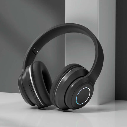 Auriculares Bluetooth plegables en colores degradados