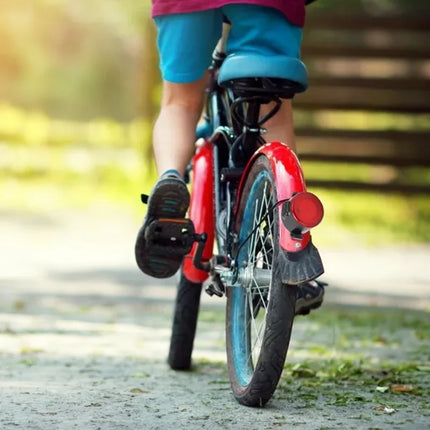 Red & White LED Bike Light Set: Rechargeable (USB Charging, Built-in Battery) – Includes Cycling Flashlights - tugranalmacen.com