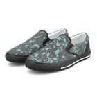 zapatillas slip-on modelo Drip en tonos turquesa y gris