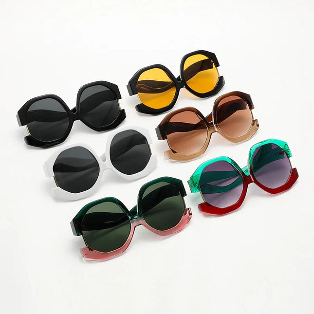 Gafas de sol de estilo europeo y americano con diseño de ojos de gato - tugranalmacen.com