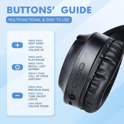 Auriculares Bluetooth M9 con graves potentes para deporte