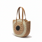Bolso encordado y colorido para la playa de mujer