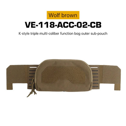 Agilit Style 2nd Layer Admin Pouch: Tactical storage for multi-caliber mags, airsoft vest/plate carrier - tugranalmacen.com