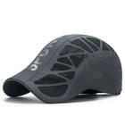 Gorra de verano gris oscuro