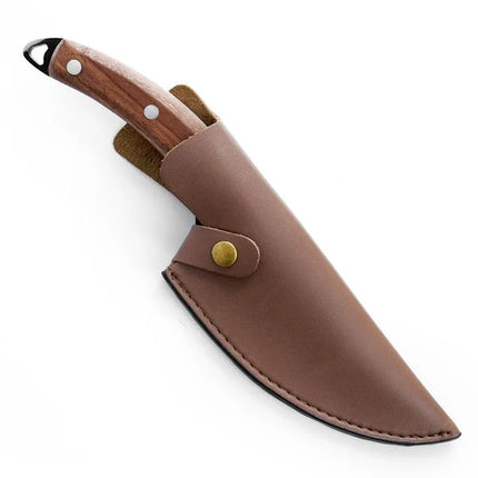 Cuchillo de carnicero forjado de 5,5'' de acero revestido de alto carbono - tugranalmacen.com
