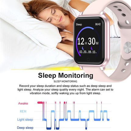 Pulsera inteligente con monitor de salud y notificaciones impermeable