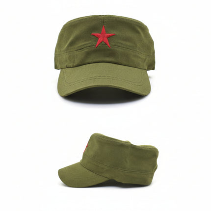 Gorra militar estrella roja estilo soviético