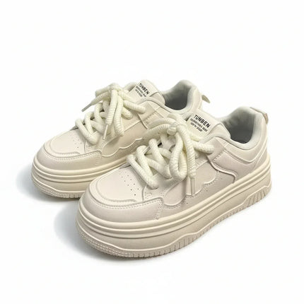 Zapatillas Plataforma Blancos - tugranalmacen.com