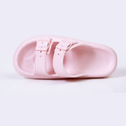 Zapatillas antideslizantes de suela gruesa para casa y baño