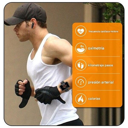 Reloj inteligente SANLEPUS con auriculares Bluetooth