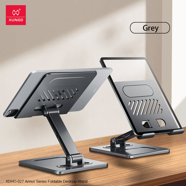 Soporte ajustable y plegable para tabletas y móviles