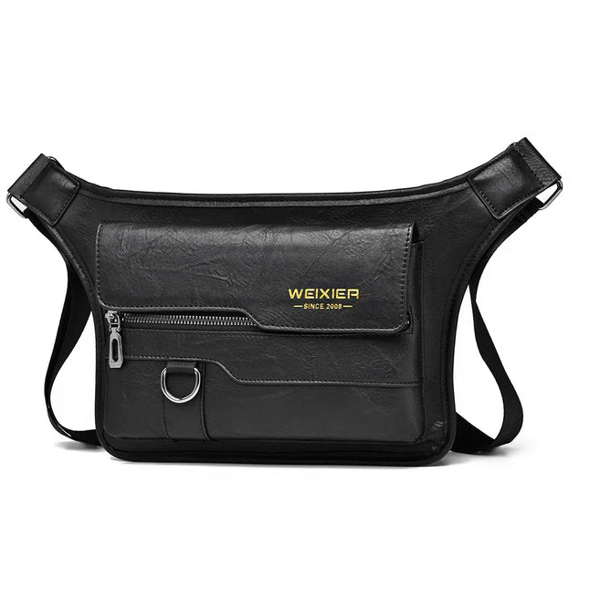 Bolso de pecho Weixier Simple impermeable de gran capacidad para hombre, bolso bandolera de gran capacidad, bolso de hombro. ﻿ - tugranalmacen.com