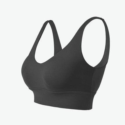Sujetador deportivo sin aros para mujer, ideal para alto impacto