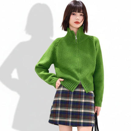 Chic Oversized Knit Cardigan for Women, Casual Loose Fit, Fashionable Outerwear with Elegant Design - tugranalmacen.com