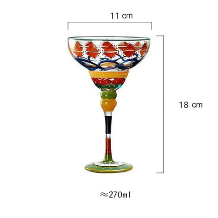 Copas de vino de colores, copas de cóctel, copas de champán - tugranalmacen.com