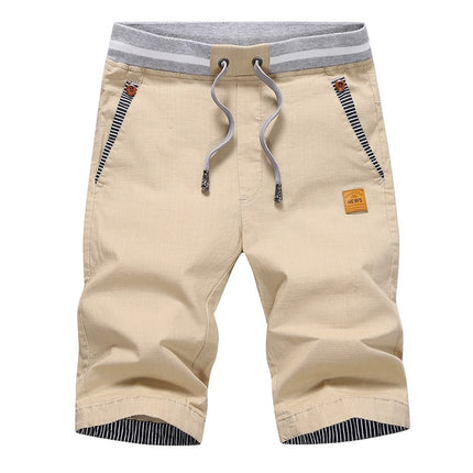 Pantalones cortos de hombre en algodón, secado rápido y cómodos