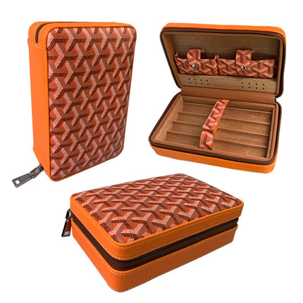 Caja de puros humidificador de madera de cedro Big-Gaoxiba
