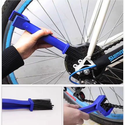 Cepillo limpiador para cadenas de bicicletas y motocicletas