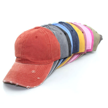 Gorra estilo retro Harajuku en color rojo
