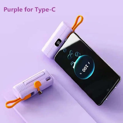 Powerbank mini de 30000Mah inalámbrico con indicador de carga