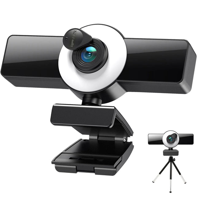 Cámara web 4K con enfoque automático