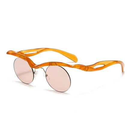 Estark gafas de sol con montura redonda para mujer - tugranalmacen.com