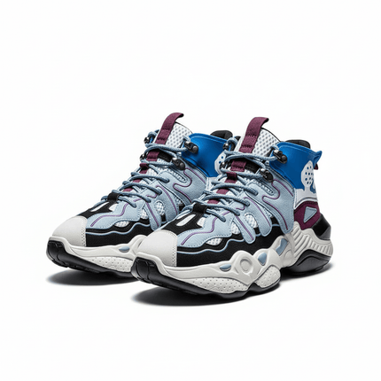 Zapatillas deportivas de caña alta para hombre.