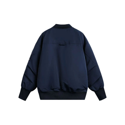 Bomber Azul Marino con Plumon de Pato - Chaqueta Invierno Hombre