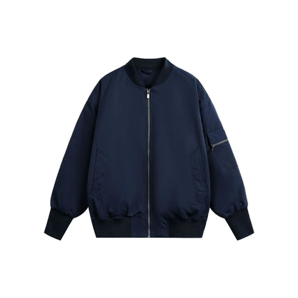 Bomber Azul Marino con Plumon de Pato - Chaqueta Invierno Hombre