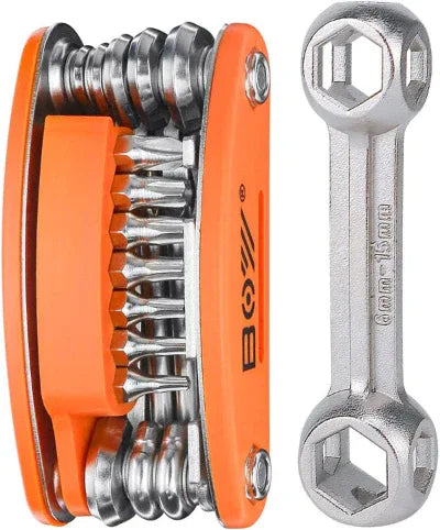 Herramienta Multifuncion para Bicicleta 20 en 1 — Compacta, Resistente y Versátil