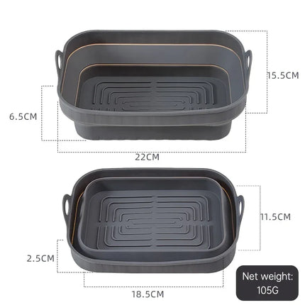 Bandeja de gel de sílice para freidora de aire, para hornear, de grado alimenticio - tugranalmacen.com