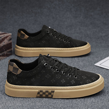 Zapatos de lona para hombre en color negro