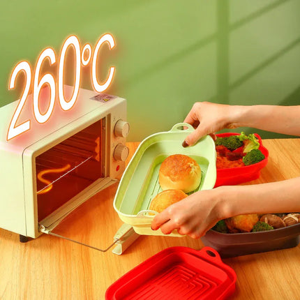 Bandeja de gel de sílice para freidora de aire, para hornear, de grado alimenticio - tugranalmacen.com