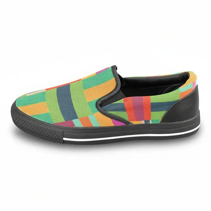Zapatillas Slip-On Patchwork Multicolor