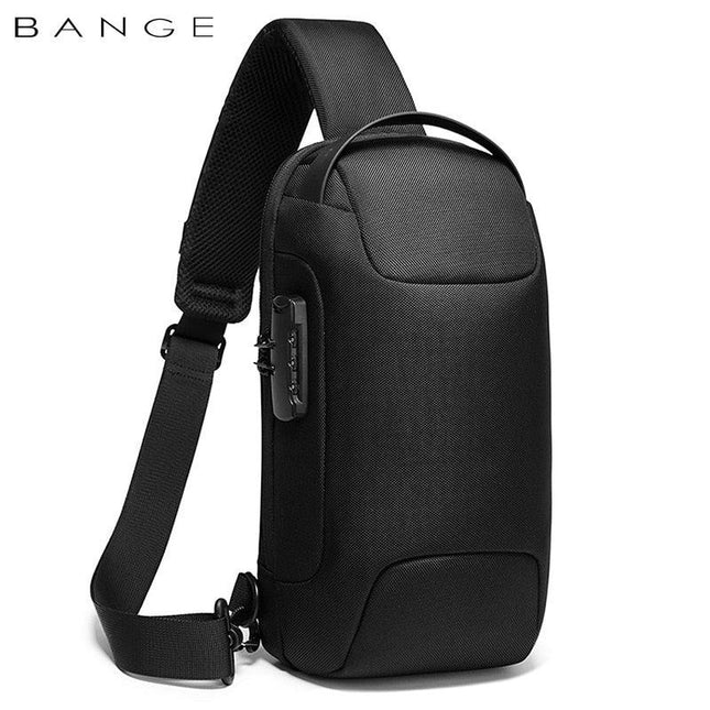 BANGE Hot Chest bolso cruzado impermeable con carga USB - tugranalmacen.com