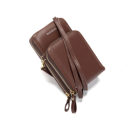 Bolso de cuero PU impermeable para hombre, ideal para uso diario