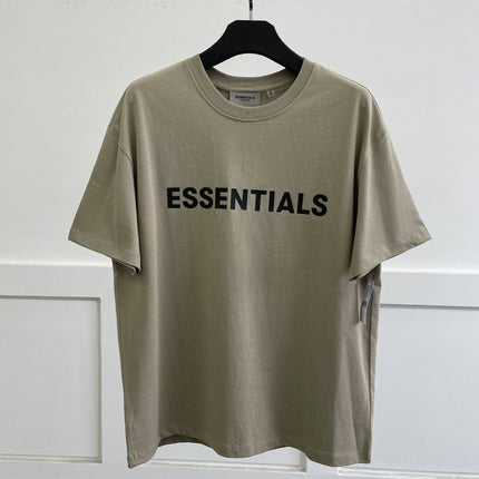 Camiseta unisex de algodón Fear of God Essentials negra